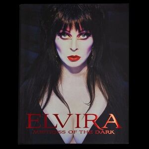 Elvira Mistress of the Dark Book with autograph